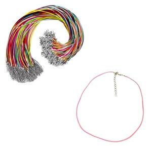 🔴 5 for $10 ONE Pink Hemp Rope Necklace for Jewelry Making